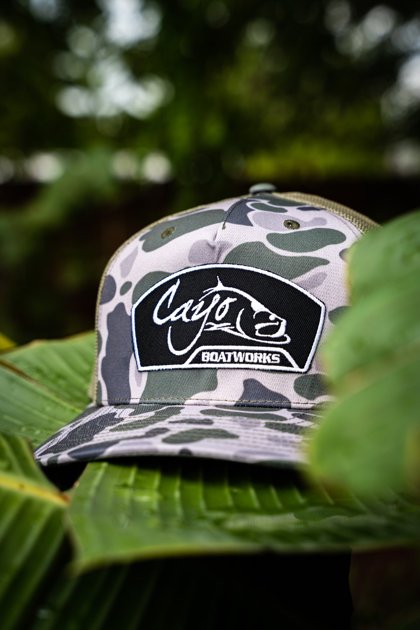 Cayo Curved Brim Duck Camo