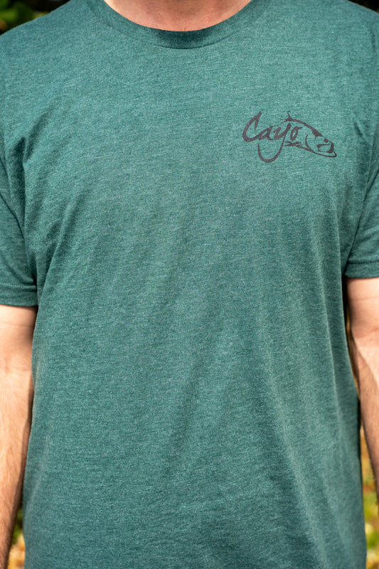 Cayo Tee Forest Green