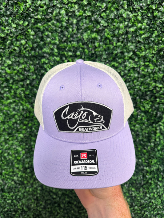 Cayo Curved Brim Purple/Cream